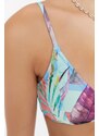 Trendyol Floral Patterned Knot Detailed Bikini Top