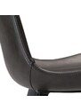 ​​​​​Dan-Form Vintage šedá koženková barová židle DAN-FORM Hype 65 cm