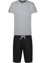 Esotiq & Henderson Pánské pyžamo 38881 Duty grey