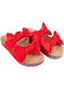 Yoclub Dámské sandály Slide OKL-0079K-3200 Červená barva