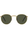 Sluneční brýle Ray-Ban NEW ROUND zlatá barva, 0RB3637