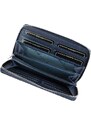 Dámská kožená peněženka Jennifer Jones 5295-10 modrá / bílá
