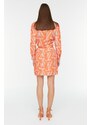 Trendyol Orange Printed Skirt