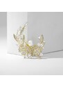 Éternelle Luxusní květinová brož Swarovski Elements Josette, sladkovodní perla