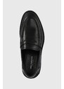 Kožené mokasíny Vagabond Shoemakers Alex M pánské, černá barva