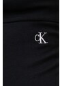 Šaty Calvin Klein Jeans černá barva, mini, přiléhavá