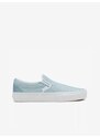 Světle modré dámské třpytivé slip on tenisky VANS Classic Slip On - Dámské