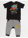 mshb&g Basket Ball Boys T-shirt Capri Shorts Set