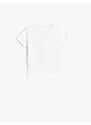 Koton Ataturk Printed T-Shirt Short Sleeved Cotton
