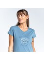 Dámské bavlněné tričko Dare2b MOMENTS II modrošedá