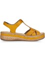 Dámské sandály RIEKER V0919-68 žlutá