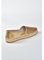 Fox Shoes Patent Leather Gold Casual Women's Shoes