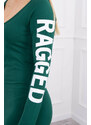 Kesi Šaty Ragged zelené