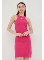 Šaty adidas Originals Adicolor HG6166 růžová barva, mini, přiléhavá