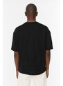 Trendyol Black Oversize Crew Neck Short Sleeve T-shirt