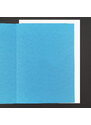 AMADEA Dřevěné přáníčko anděl ,modré, A6 bez textu, český výrobek