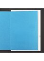 AMADEA Dřevěné přáníčko peříčko, modré, A6 bez textu, český výrobek