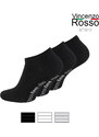 Vincenzo Rosso 3+1 ZDARMA | 12 párů - Ponožky pánské kotníčkové MILANO