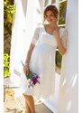 Tiffany Rose Těhotenské svatební šaty krátké VERONA