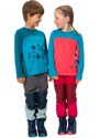 Dětské UV triko Vaude Solaro II Bright pink / arctic