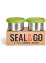 Elephant Box těsnící svačinové plechovky Seal & Go Duo 2x100ml