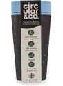 Circular & Co. recyklovaný kelímek na kávu 340 ml