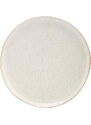 House Doctor Bílý kameninový talíř Pion 28,5 cm