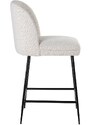 Bílá látková barová židle Richmond Pullitzer 69 cm