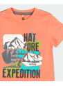 Boboli Chlapecké tričko oranžové Nature Organic