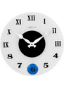 Designové nástěnné kyvadlové hodiny 8635 Nextime Milano Color 35cm