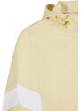 URBAN CLASSICS Ladies Crinkle Batwing Jacket - softyellow/white