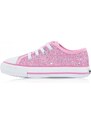 SoulCal Low Infants Canvas Shoes Pink Glitter