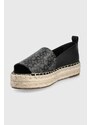 Espadrilky Dkny Magan černá barva, na platformě