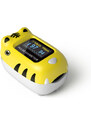 Contec Medical Devices Certifikovaný oxymetr pro děti Contec CMS50Q1 s českým návodem, bateriemi, a DIY nálepkami. Pouzdro zdarma