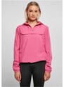 Dámská jarní/podzimní bunda Urban Classics Ladies Basic Pullover - jasně růžová