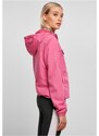 Dámská jarní/podzimní bunda Urban Classics Ladies Basic Pullover - jasně růžová