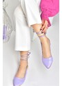 Fox Shoes Women's Lilac Tied Ankle Flats shoes