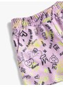 Koton Elastic Waist, Patterned Shorts Short with Pockets Cotton.