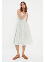 Trendyol Mint Strappy Woven Woven Dress
