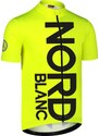 Nordblanc Žlutý pánský cyklo dres LOGO