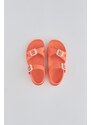 Dagi Orange Striped Children's Slippers