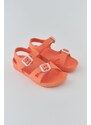 Dagi Orange Striped Children's Slippers