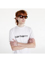 Pánské tričko Carhartt WIP S/S Script T-Shirt White/ Black