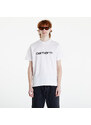 Pánské tričko Carhartt WIP S/S Script T-Shirt White/ Black