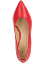 Dámské boty Wittchen, červená, přírodní kůže