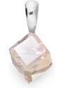 Spark Přívěsek se Swarovski Elements Cube Small, krystal ve tavru krychle zlaté barvy WJ48416GS