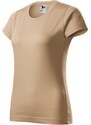 MALFINI Basic Tričko dámské Single Jersey, 100 % bavlna (složení se může lišit - barva 03 - 97 % bavlna a 3 % viskóza, barva 12 - 85 % bavlna, 15 % viskóza), silikonová úprava
