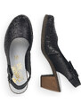 Dámská vycházková obuv 40981-00 Rieker černá