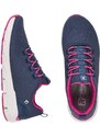 Sportovní tenisky s detaily pestré růžové Rieker 40401-14 modrá