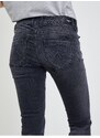 Tmavě šedé dámské slim fit džíny Pepe Jeans - Dámské